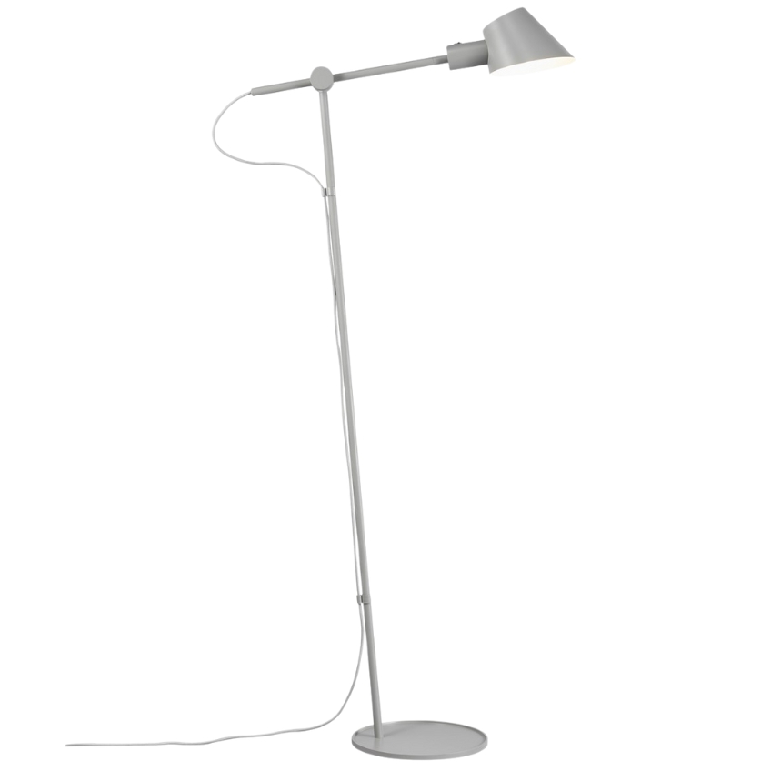 Nordlux Šedá kovová stojací lampa Stay 135 cm Nordlux