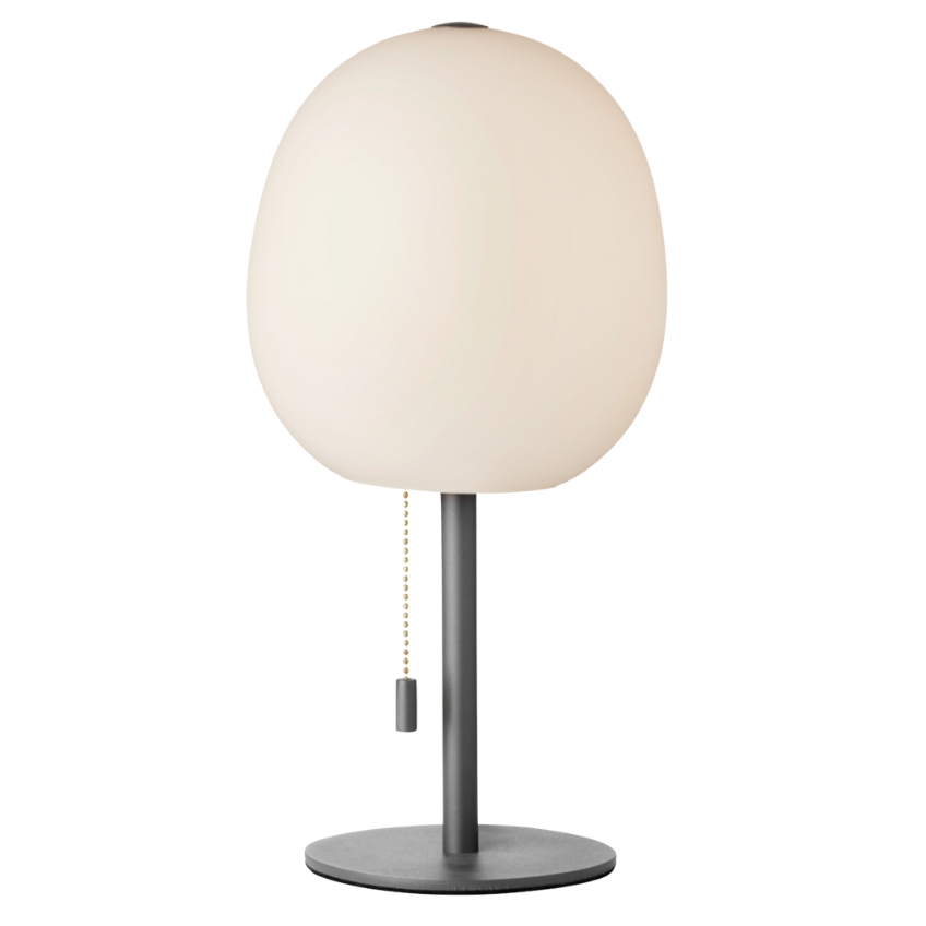 Stříbrná kovová stolní lampa Halo Design Wrong 32 cm Halo Design