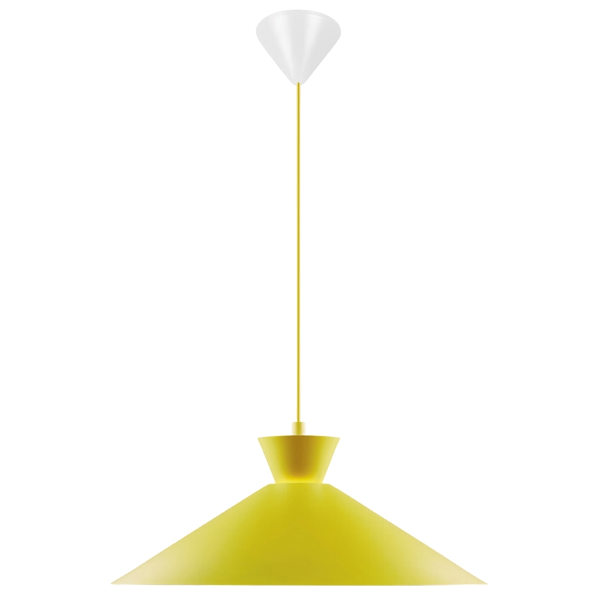 Nordlux Žluté kovové závěsné světlo Dial 45 cm Nordlux