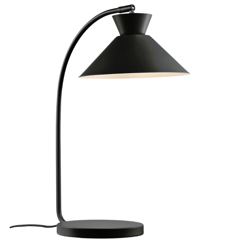 Nordlux Černá kovová stolní lampa Dial Nordlux