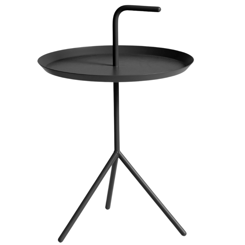 Černý kovový odkládací stolek HAY DLM 38 cm HAY
