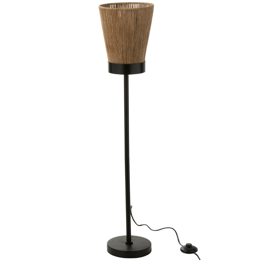Přírodní jutová stojací lampa J-line Nafi 100 cm J-line