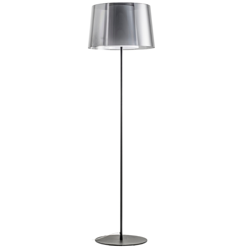 Pedrali Černá kovová stojací lampa L001ST/BA 180 cm Pedrali