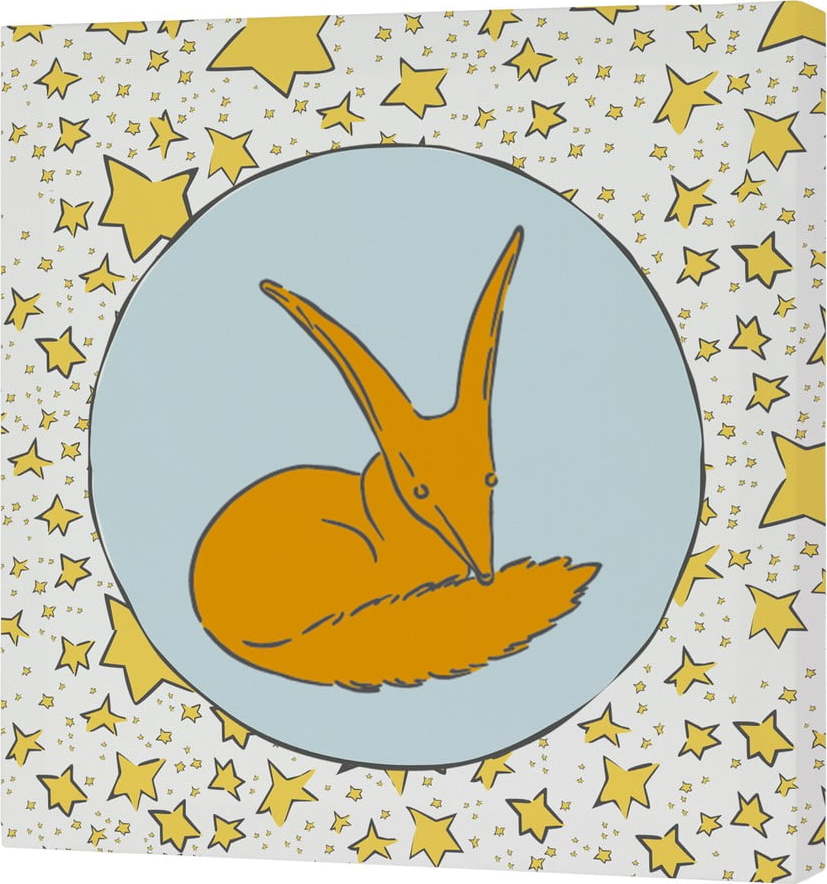 Dětský obrázek 27x27 cm Son Monde – Mr. Fox Mr. Fox