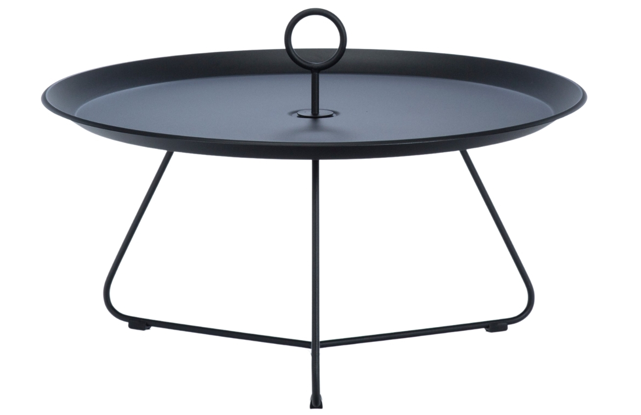 Černý kovový konferenční stolek HOUE Eyelet 70 cm Houe