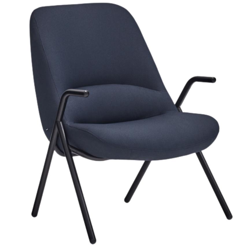 Tmavě modré křeslo Teulat Dins Teulat