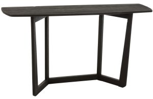 Čern&yacute; dřevěn&yacute; toaletn&iacute; stolek J-line Moris 140 x 40 cm J-line