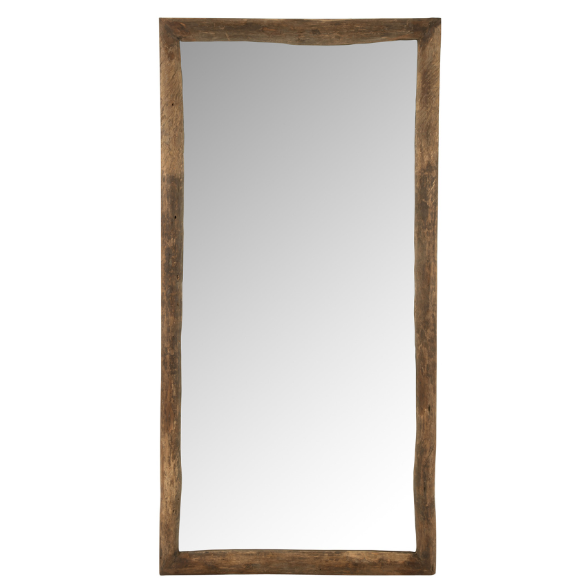 Dřevěné nástěnné zrcadlo J-line Reta 176 x 90 cm J-line