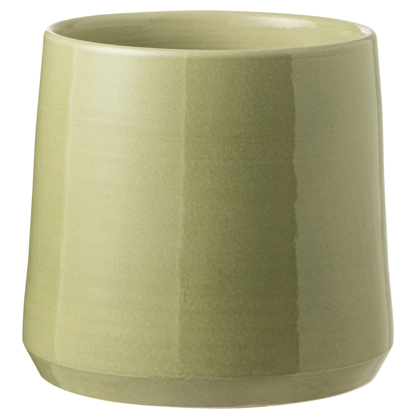 Zelený keramický květináč J-line Valen 26 cm J-line