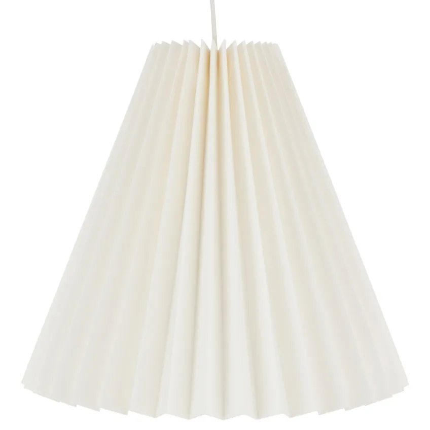 Bílé papírové stínidlo J-line Dine 36 cm