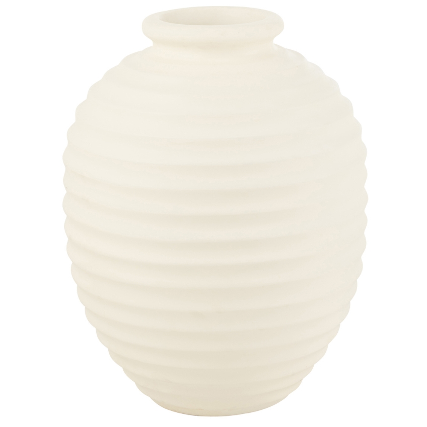 Bílá keramická váza J-line Poglar 66 cm J-line