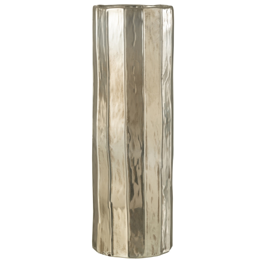 Stříbrná keramická váza J-line Agelisa 60 cm J-line