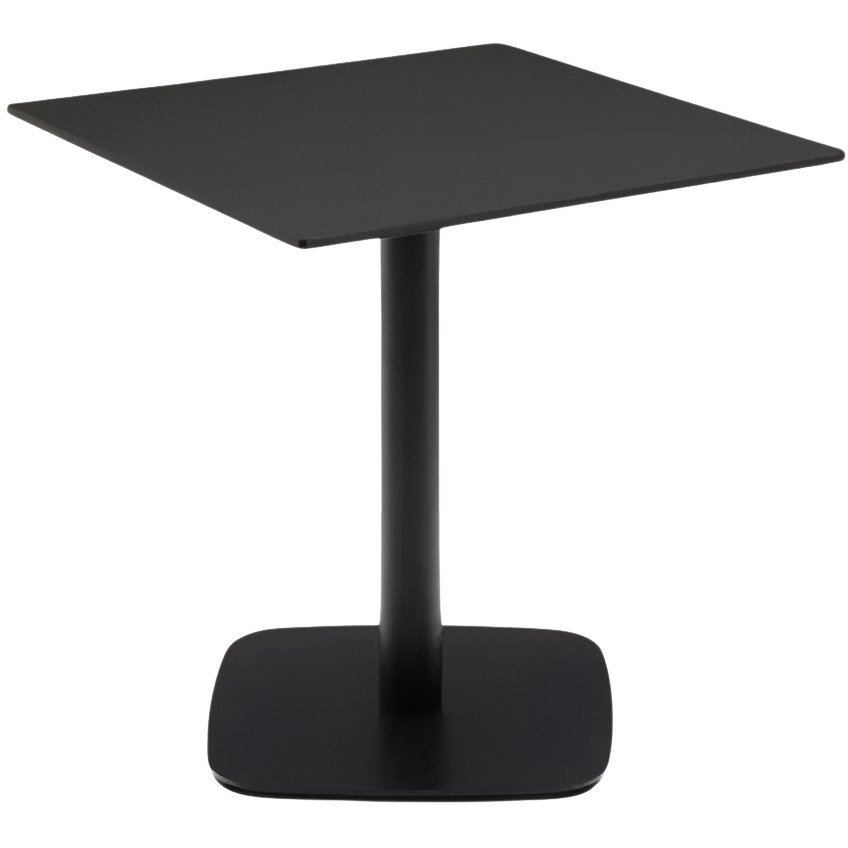 Černý bistro stolek Kave Home Dina 68 x 68 cm Kave Home