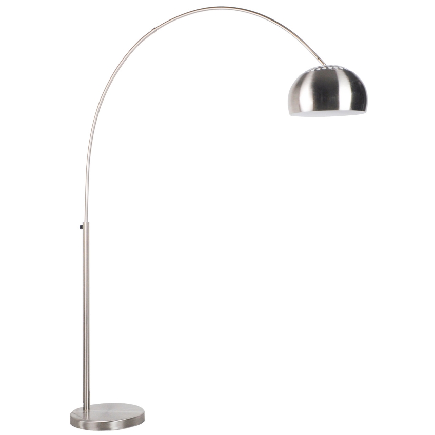 White Label Stříbrná stojací lampa ZUIVER BOW 190 - 205 cm White Label