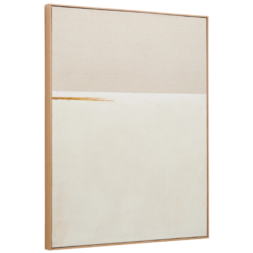 Béžový abstraktní obraz Kave Home Salin II. 100 x 80 cm Kave Home