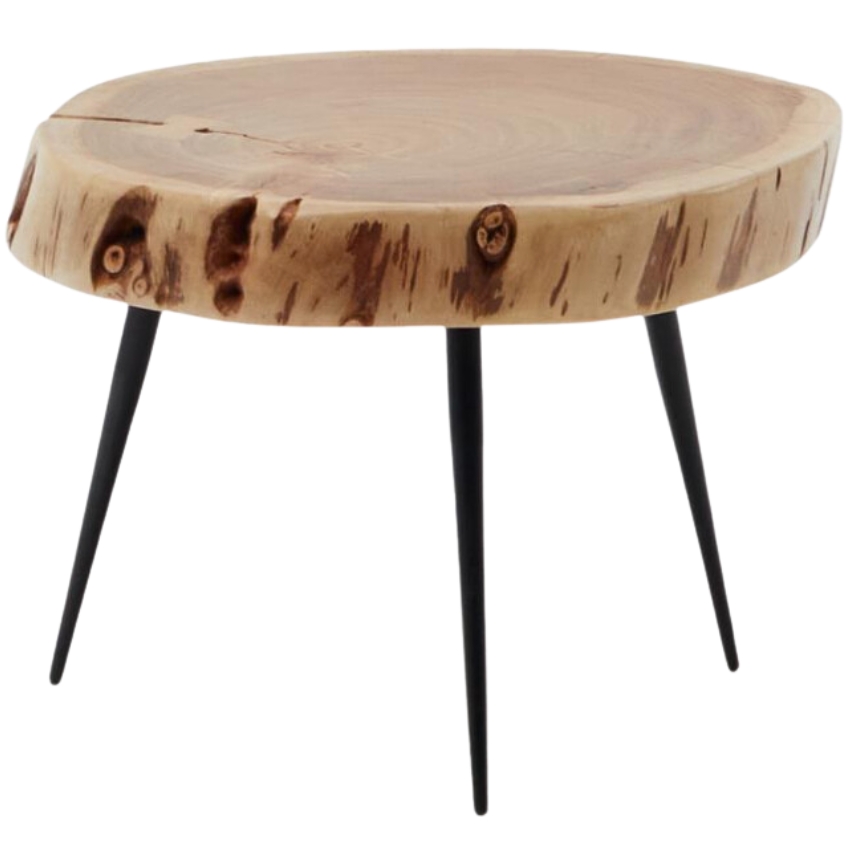 Dřevěný odkládací stolek Kave Home Eider 45 cm Kave Home