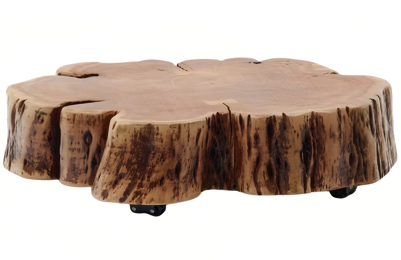 Dřevěný konferenční stolek Kave Home Essi 85 x 95 cm Kave Home