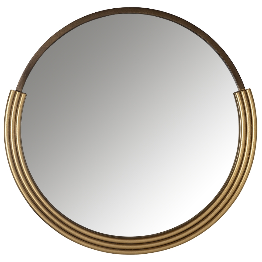 Zlaté závěsné zrcadlo Richmond Afton 60 cm Richmond