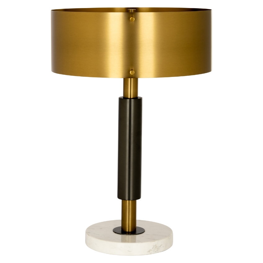 Zlatá kovová stolní lampa Richmond Emine Richmond
