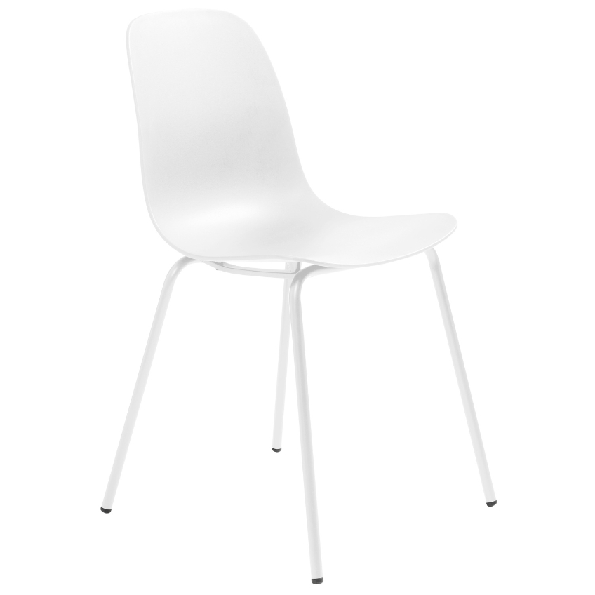 Bílá plastová jídelní židle Unique Furniture Whitby Unique Furniture