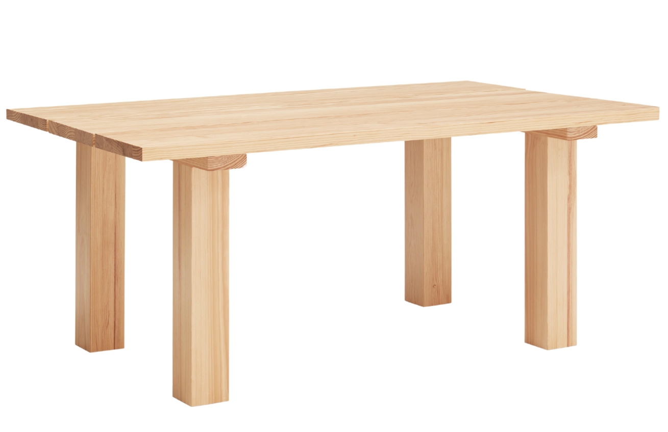 Dřevěný jídelní stůl Teulat Banda 180 x 100 cm Teulat