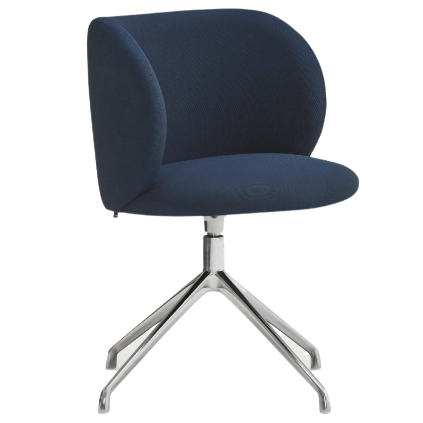 Modrá čalouněná konferenční židle Teulat Mogi II. Teulat