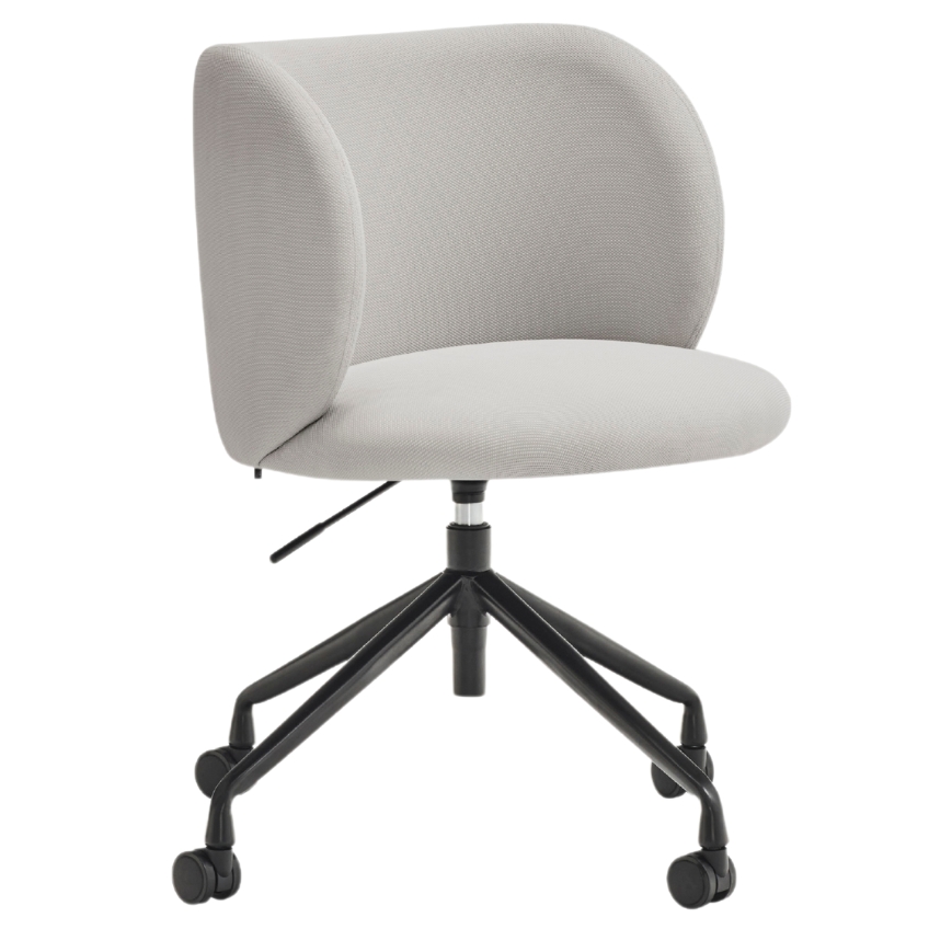 Světle šedá čalouněná kancelářská židle Teulat Mogi Teulat