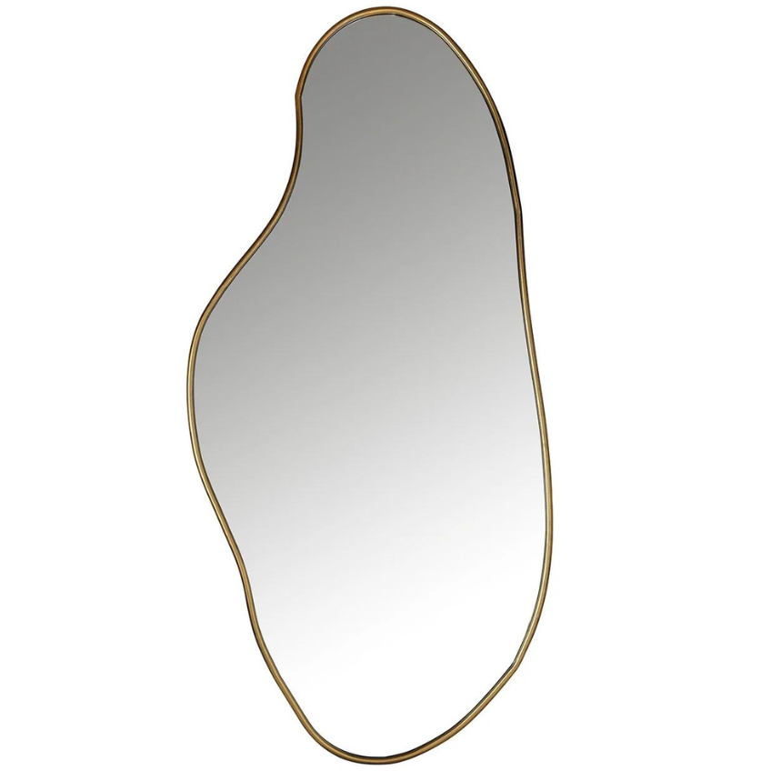Zlaté závěsné zrcadlo Richmond Alton 183 x 85 cm Richmond