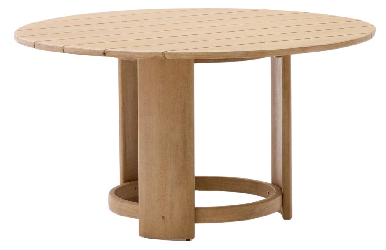 Dřevěný zahradní jídelní stůl Kave Home Xoriguer 140 cm Kave Home