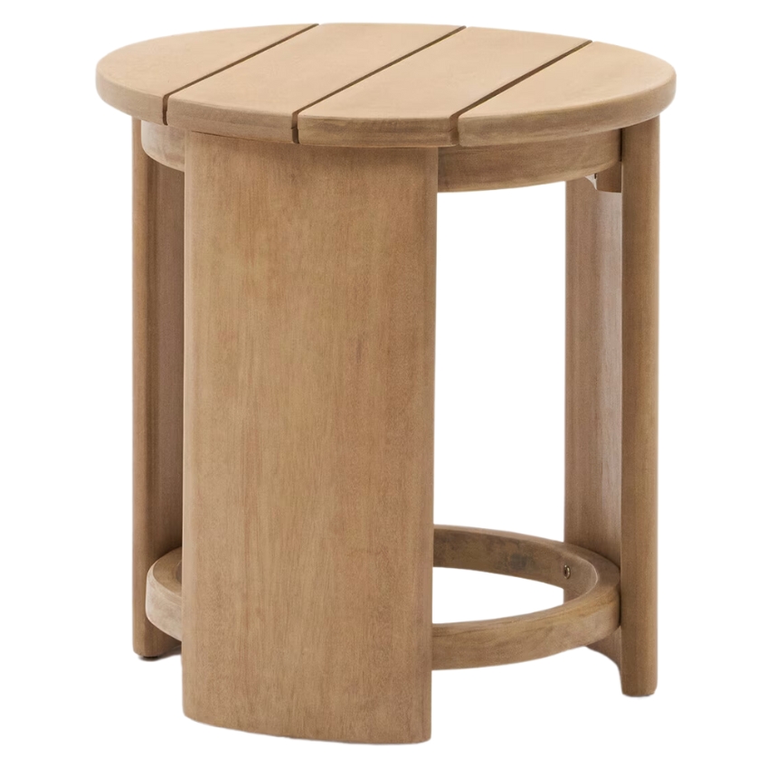 Dřevěný zahradní odkládací stolek Kave Home Xoriguer 56 cm Kave Home