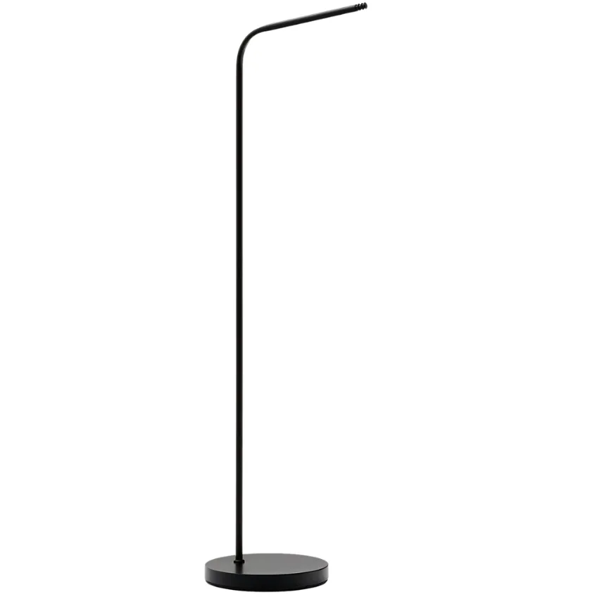Kave Home Černý kovový stojan na zahradní LED lampu Nali