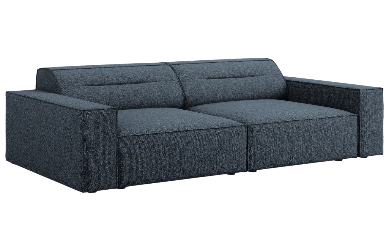 Královsky modrá čalouněná třímístná pohovka Windsor & Co Lupus 204 cm Windsor & Co