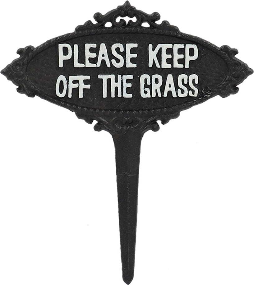 Kovový zahradní zápich Please Keep off the Grass – Esschert Design Esschert Design