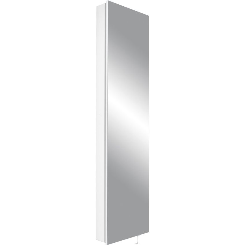 Bílá otočná skříň se zrcadlem GEMA 7403 195 x 50 cm GEMA