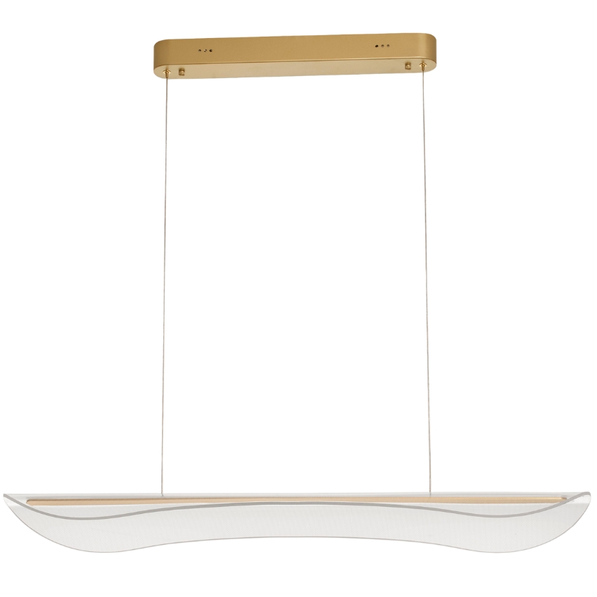 Transparentní závěsné LED světlo Nova Luce Agos 100 cm Nova Luce