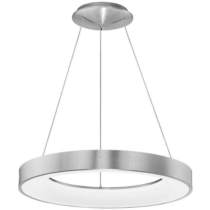 Stříbrné závěsné LED světlo Nova Luce Rando Thin 60 cm Nova Luce