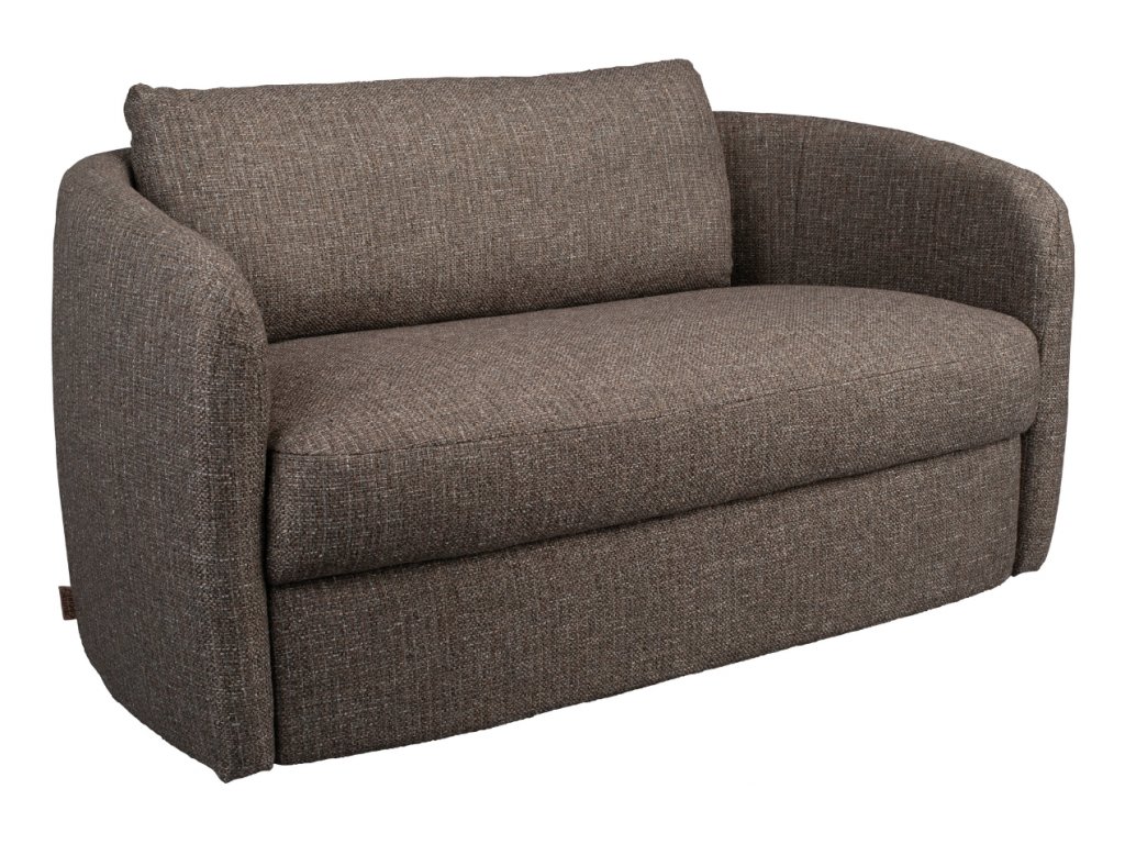 Šedá čalouněná dvoumístná pohovka DUTCHBONE BOHO 143 cm Dutchbone