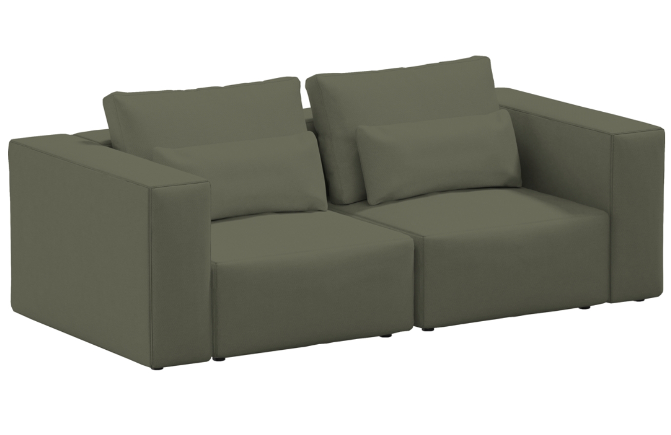 Sit Sit Olivově zelená čalouněná dvoumístná pohovka Riposo 210 cm Sit Sit