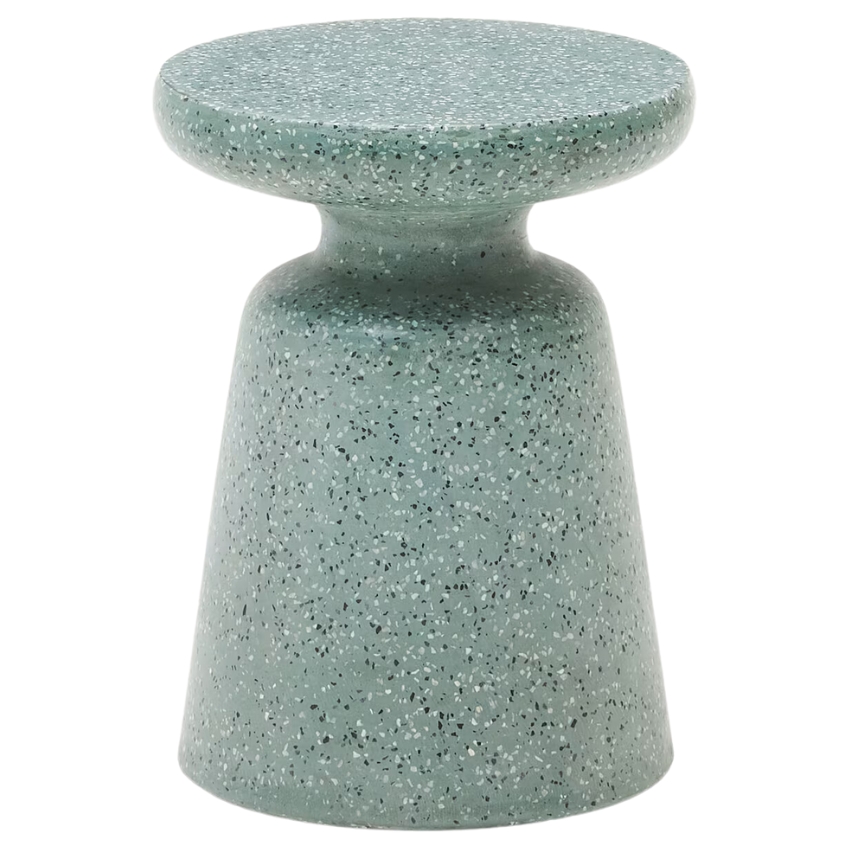Zelený zahradní stolek Kave Home Mesquida 39 cm Kave Home