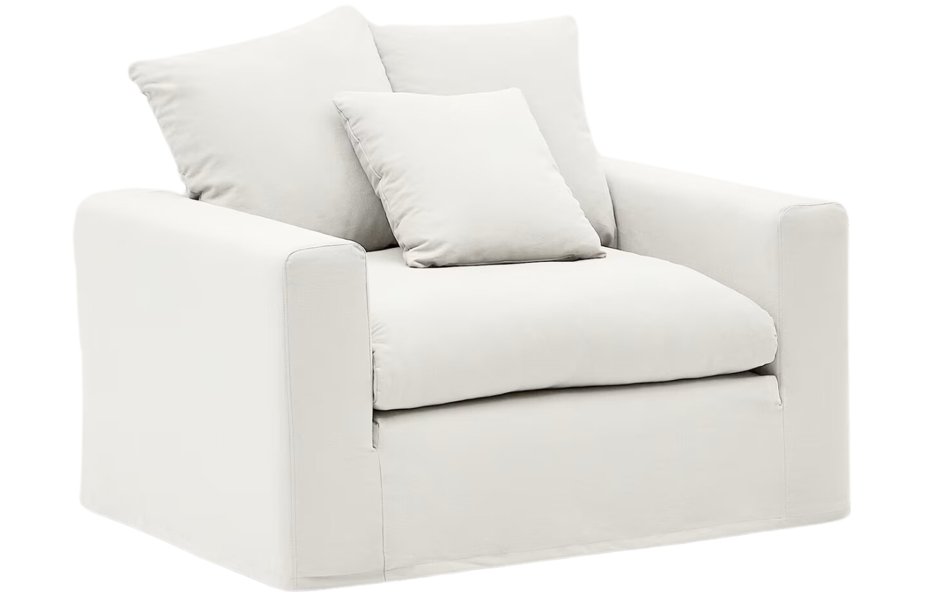 Krémově bílé čalouněné křeslo Kave Home Nora 140 cm Kave Home