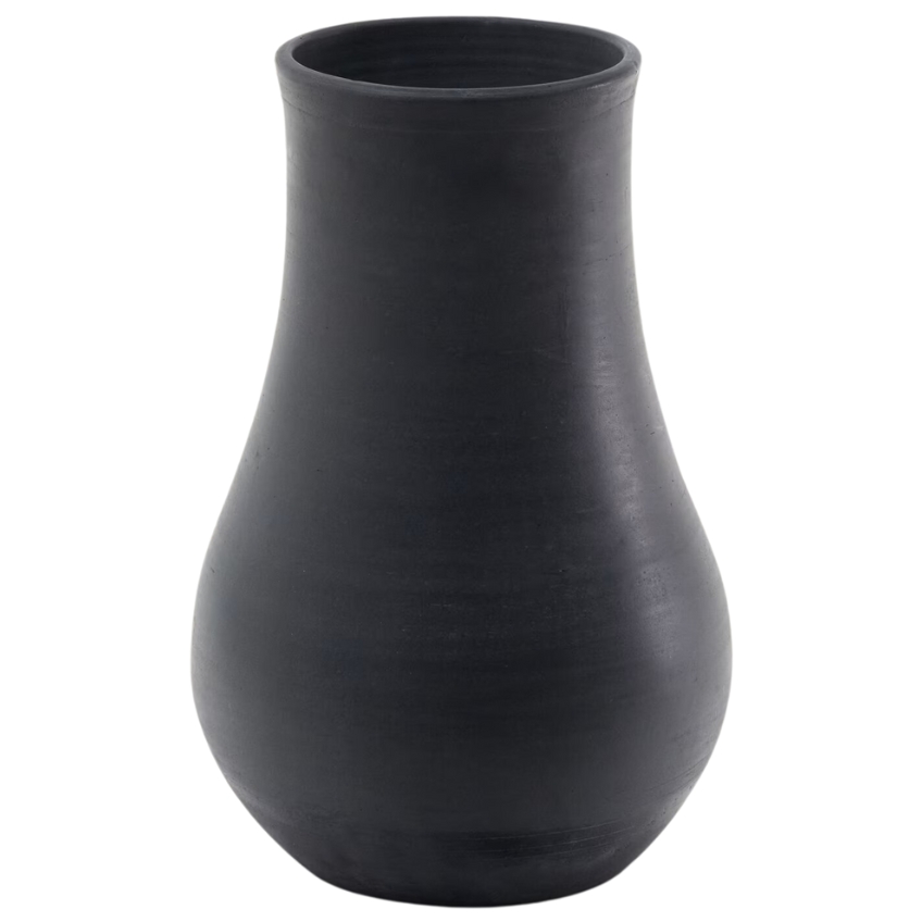 Černá terakotová váza Kave Home Silaia 51 cm Kave Home