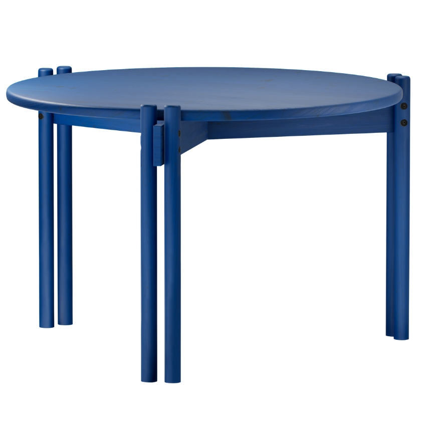 Modrý dřevěný konferenční stolek Karup Design Sticks 60 cm Karup Design