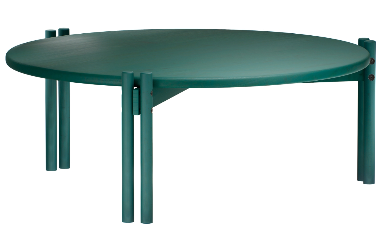 Zelený dřevěný konferenční stolek Karup Design Sticks 80 cm Karup Design
