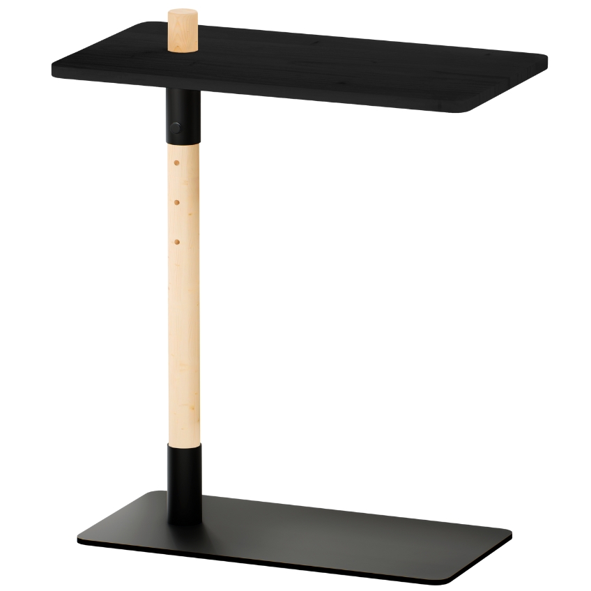 Černý dřevěný odkládací stolek Karup Design Adjust 55 x 30 cm Karup Design