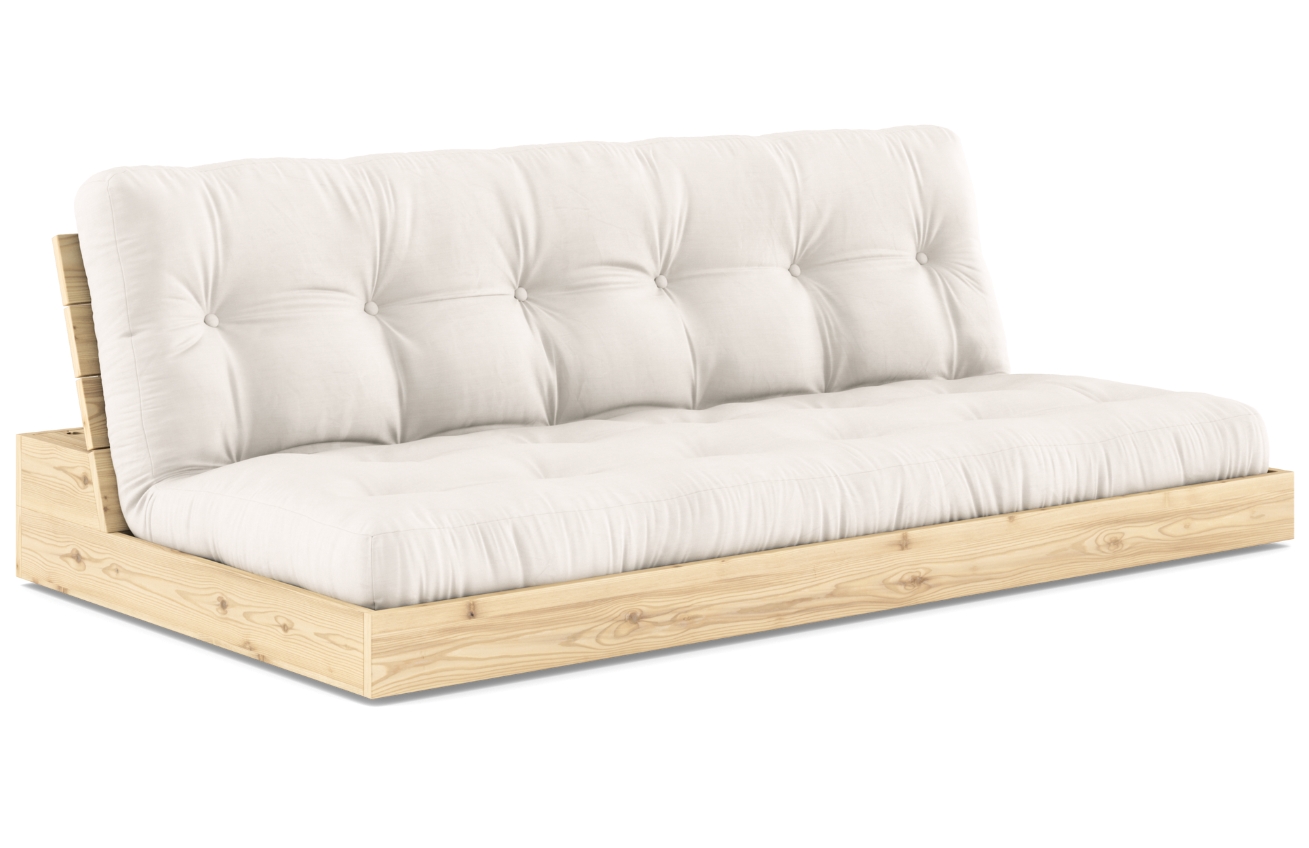 Bílá dvoumístná rozkládací pohovka Karup Design Base 196 cm Karup Design