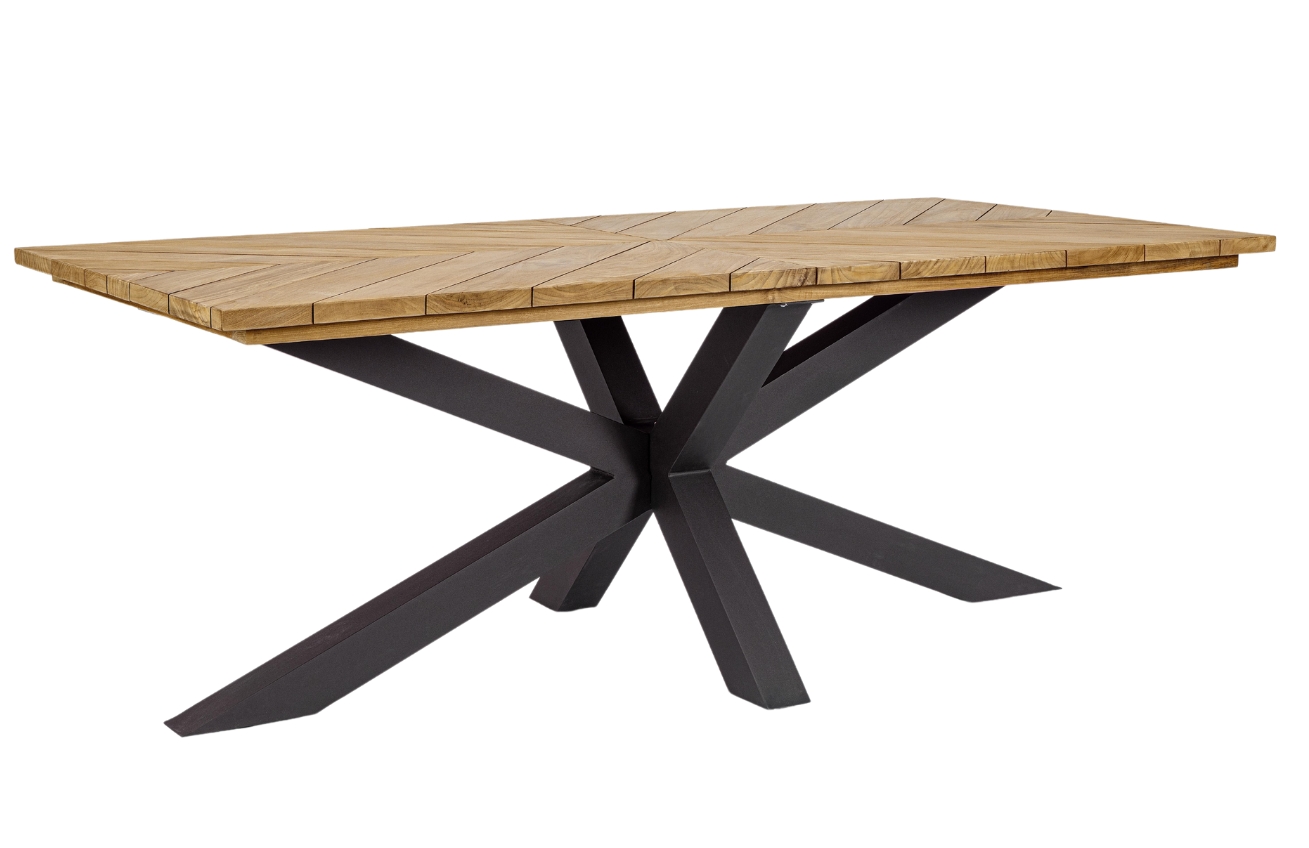 Teakový zahradní jídelní stůl Bizzotto Palmdale 200 x 100 cm Bizzotto