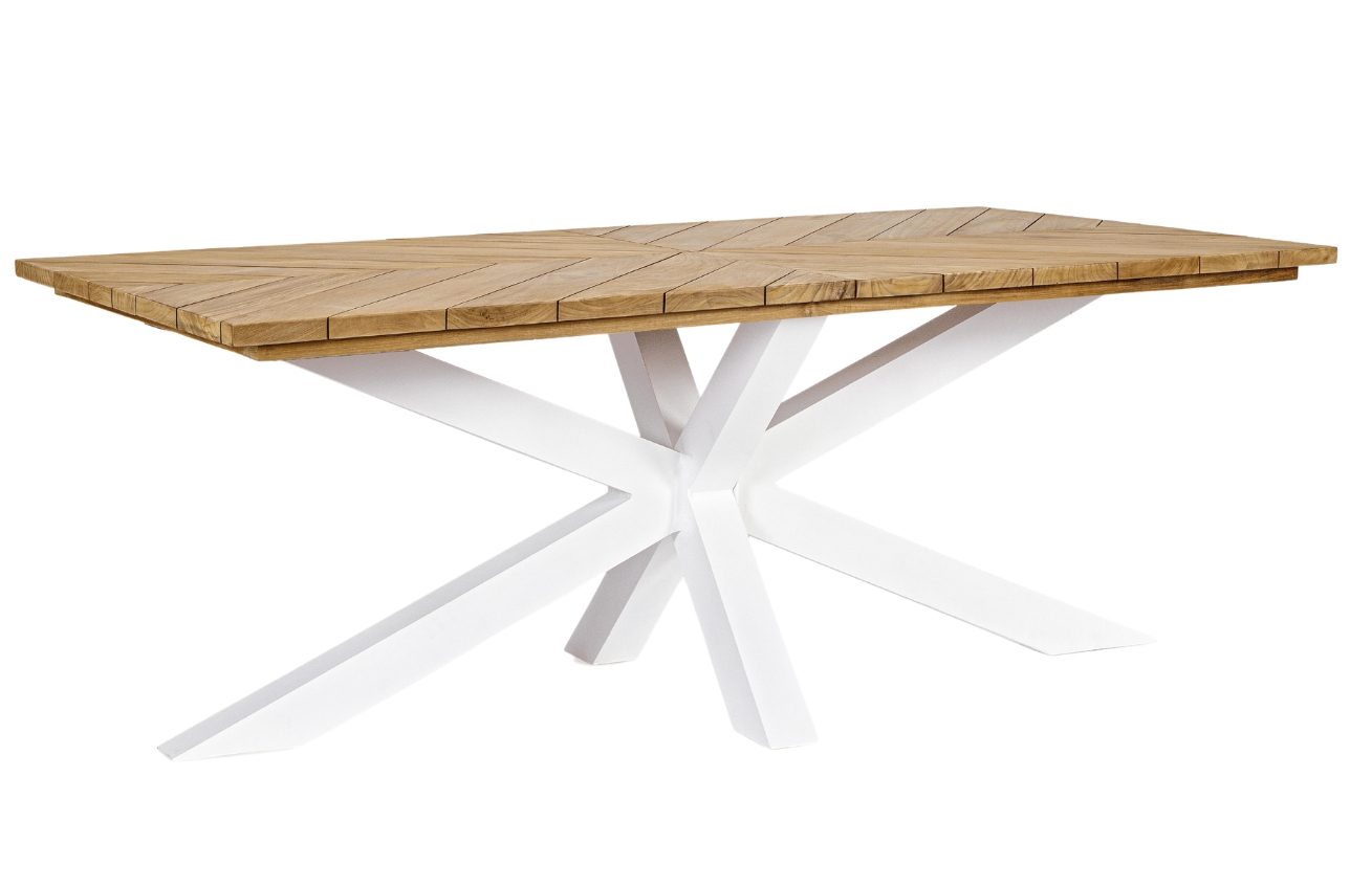 Teakový zahradní jídelní stůl Bizzotto Palmdale II. 200 x 100 cm Bizzotto