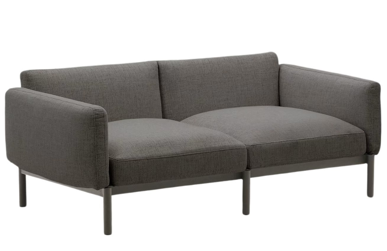 Šedá dvoumístná zahradní pohovka Kave Home Sorells 201 cm Kave Home