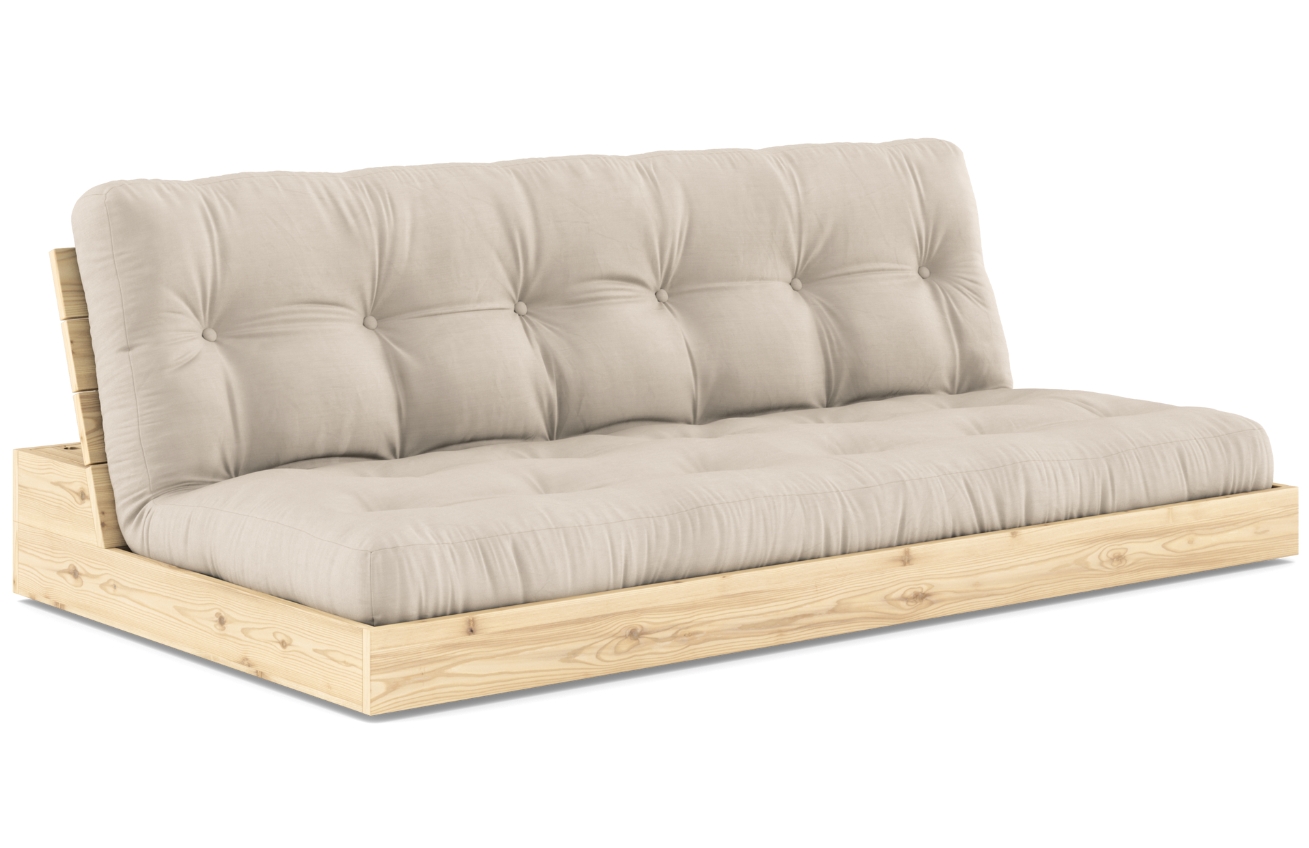 Béžová dvoumístná rozkládací pohovka Karup Design Base 196 cm Karup Design