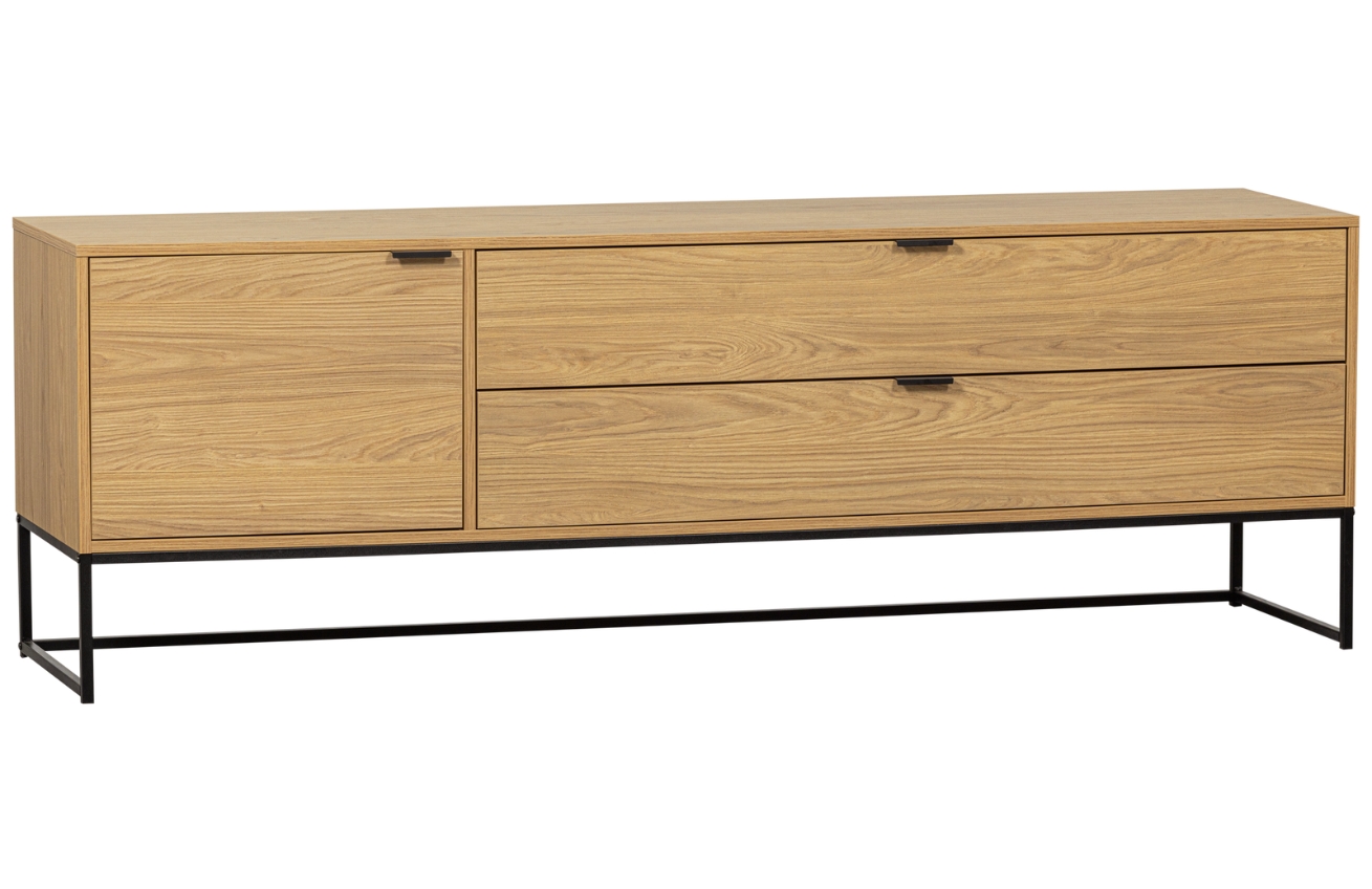 Hoorns TV stolek Sinai 180 x 44 cm s dubovým dekorem Hoorns